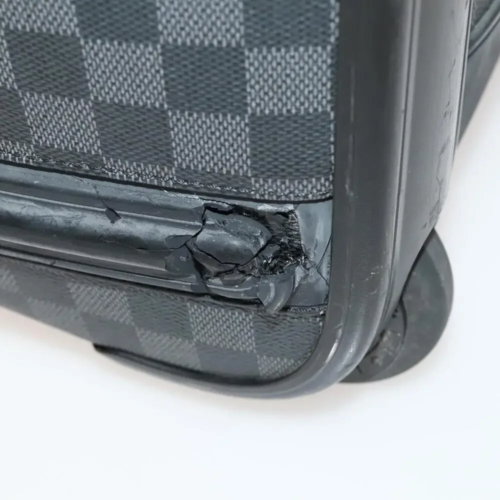 LOUIS VUITTON Damier Graphite Pegas 55 Suitcase N23300